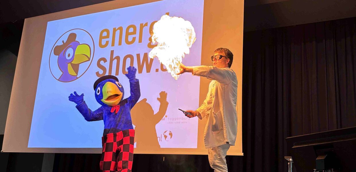 Globi Energieshow an der OST Rapperswil